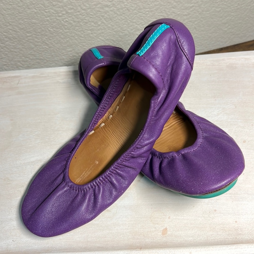 Lilac tieks ballet flats